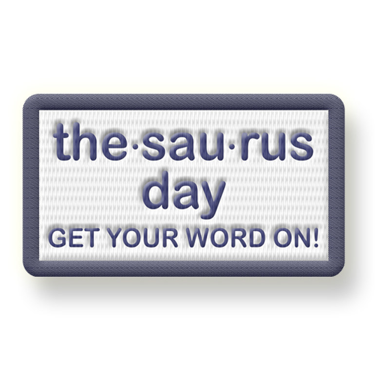 Encourage People to Expand Their Vocabulary with Thesaurus Day Patches