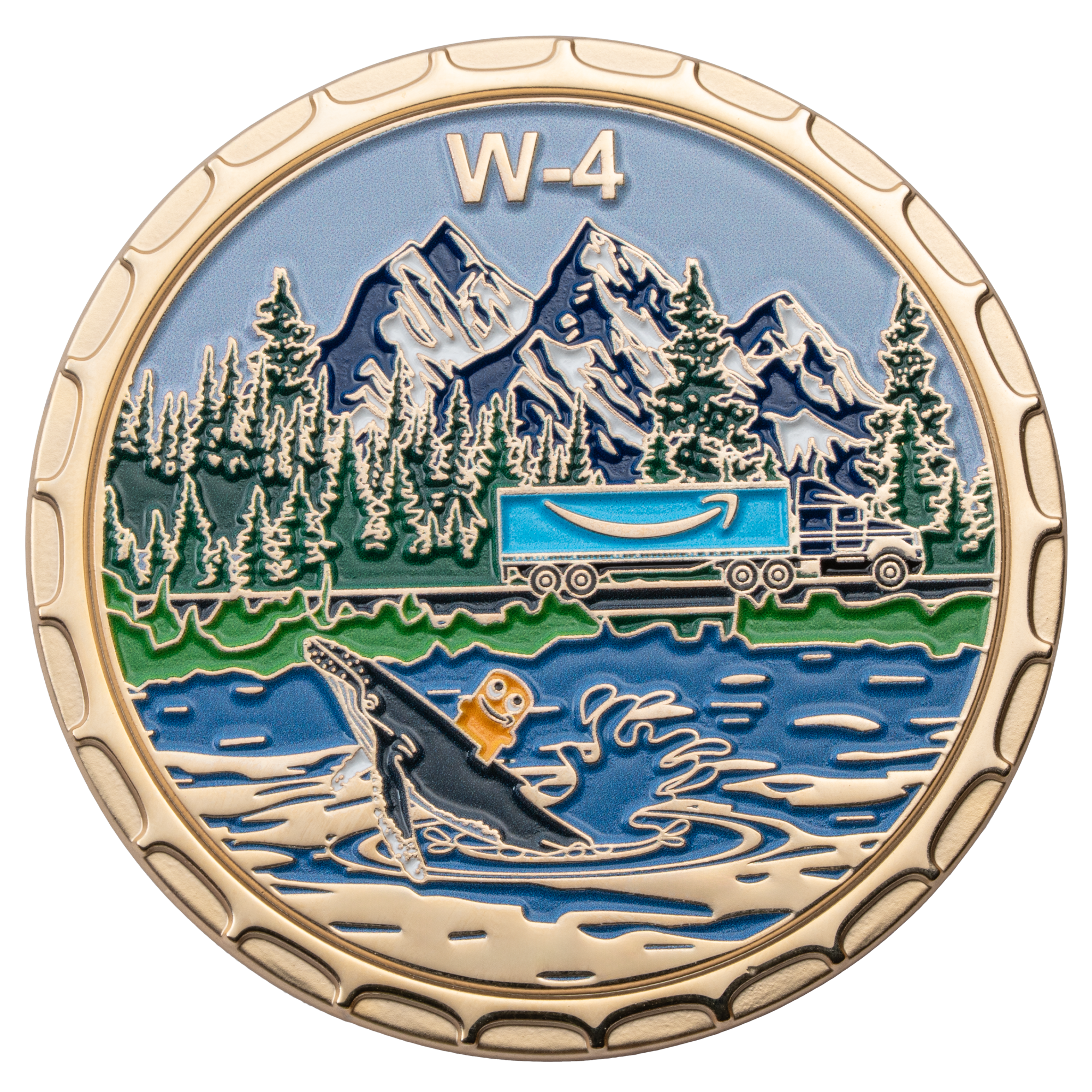 Color On One Side - Challenge Coins